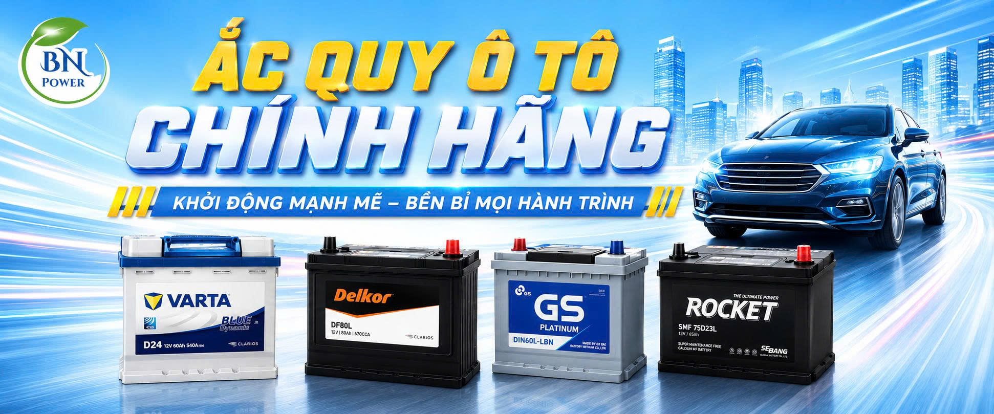 Ắc Quy Ô Tô Chính Hãng